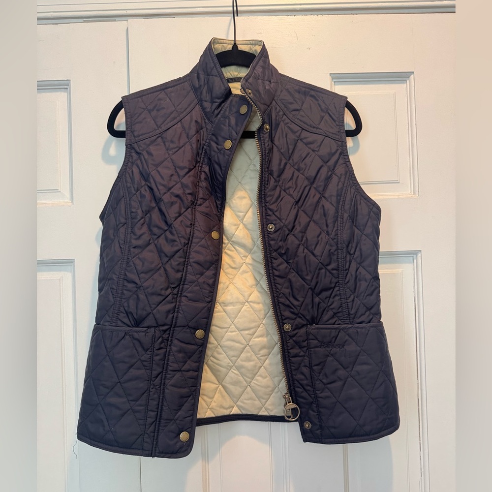 BARBOUR Liddesdale Vest - Navy, UK10 US6